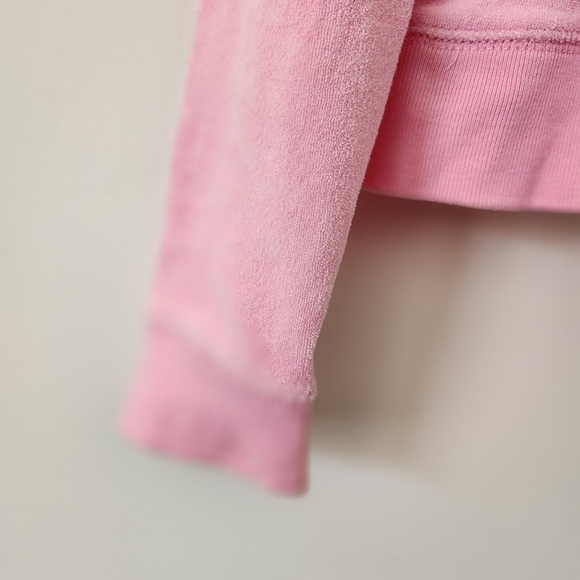 Vtg Lilly Pulitzer Barbie Pink Knit Hoodie Sweater Zip Up Vintage Size XS - Picture 6 of 12